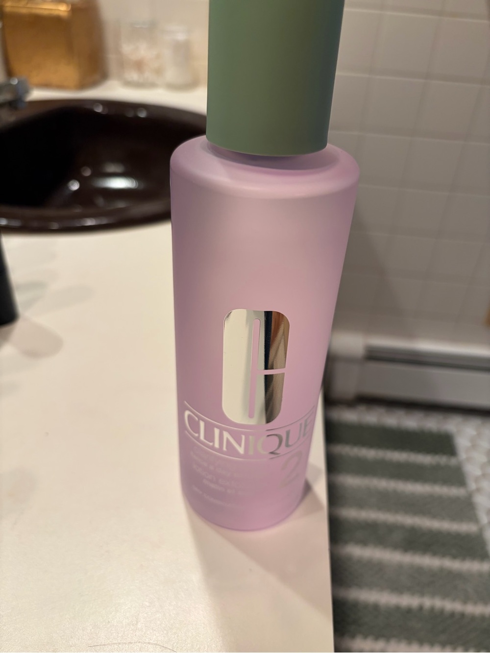 Clinique Clarifying Lotion Bottle with Green Cap